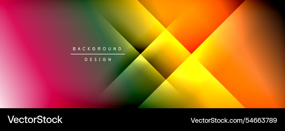 Dynamic shadow lines with gradient colors Vector Image