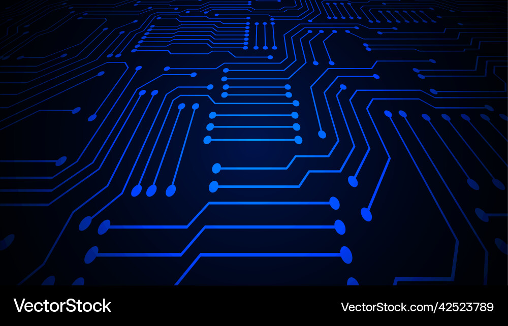 Technology background with hi-tech digital Vector Image