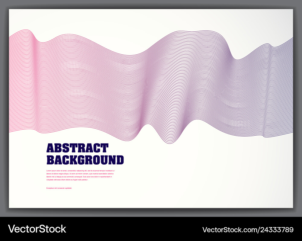 Wavy lines fluid abstract background 3d colorful Wavy lines fluid abstract background 3d colorful vector image