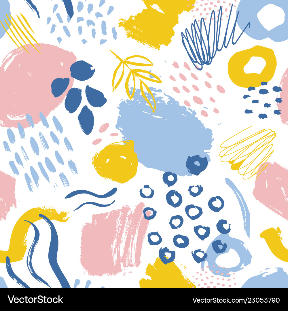 Abstract Paint Splatter Pattern vector image