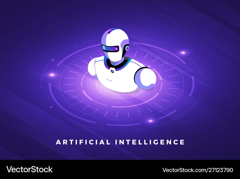 Artificial intelligence Artificial intelligence vector image