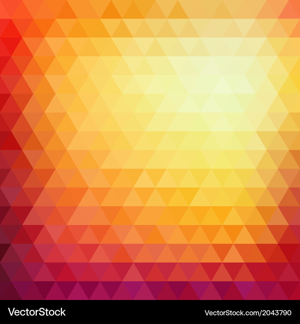 Geometric Triangle Pattern - Retro Mosaic vector image