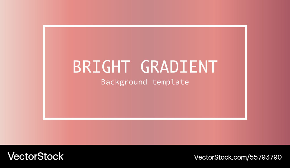Gradient background template with frame Gradient background template with frame vector image