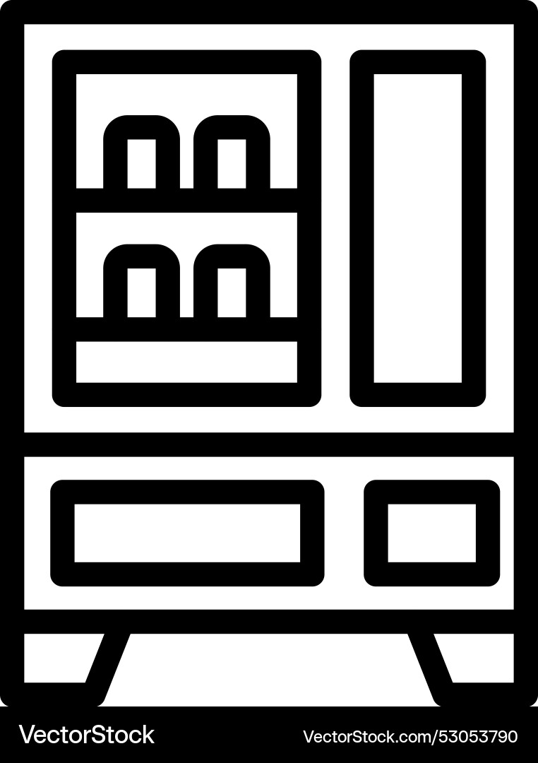 Vending machine icon design vector image