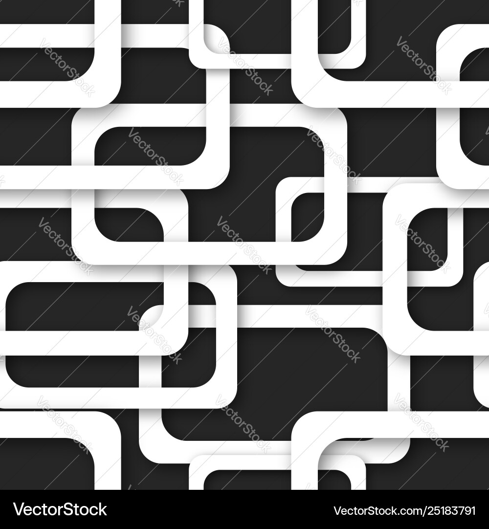 Abstract seamless pattern rectangle frames vector image