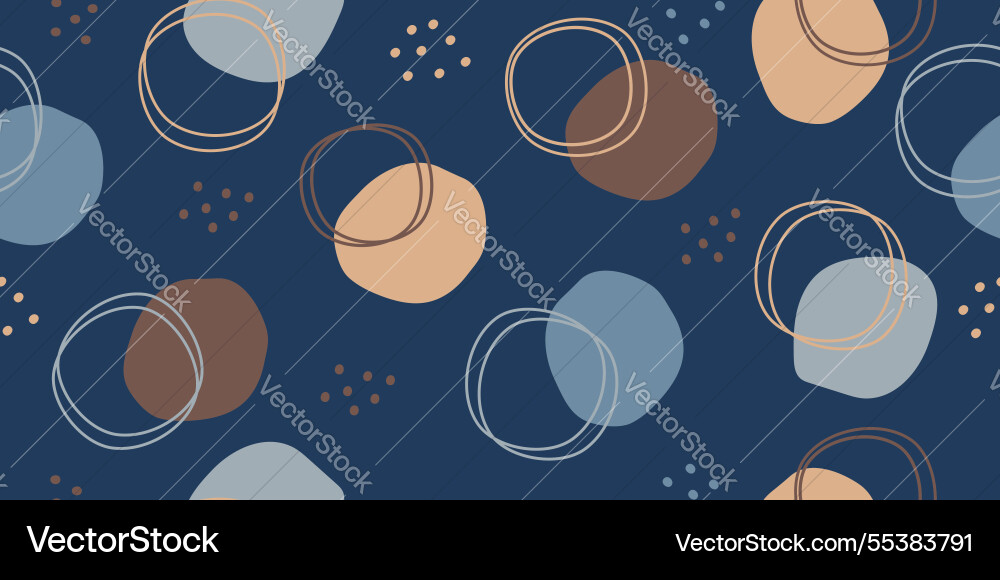 Abstract spots and dots seamless pattern Abstract spots and dots seamless pattern vector image