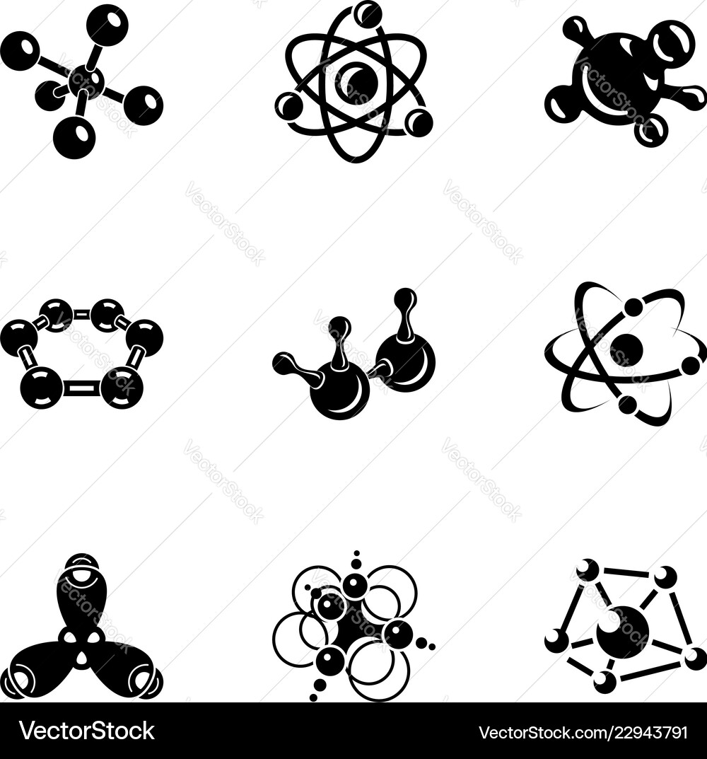 Combination icons set simple style Combination icons set simple style vector image