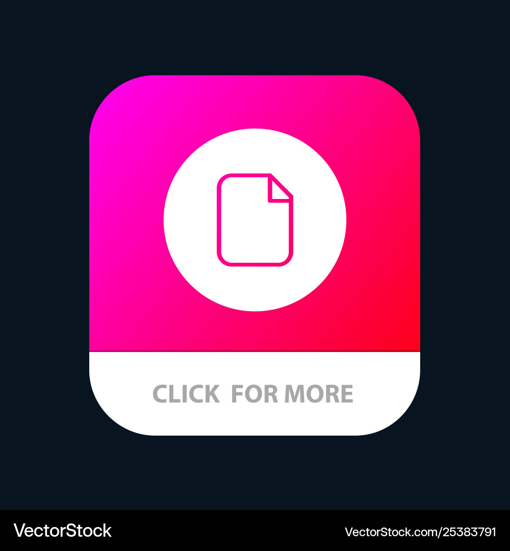 Dokumentdatei grundlegende ui mobile app button android Dokumentdatei grundlegende ui mobile app button android vektorbild
