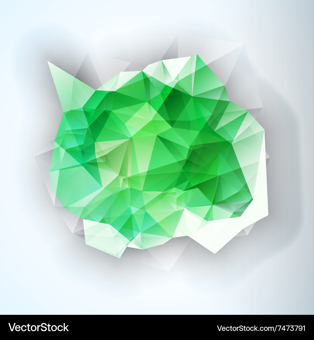 Geometric triangular abstract background vector image