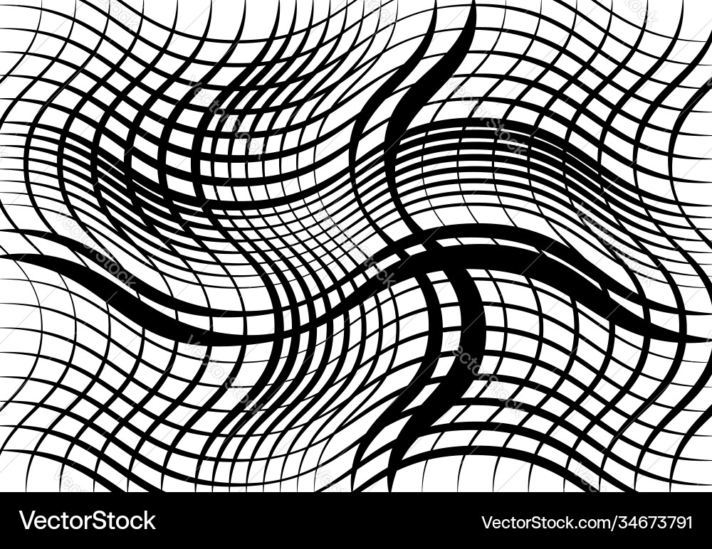 Grid mesh wavy undulating waving billowy lines Grid mesh wavy undulating waving billowy lines vector image