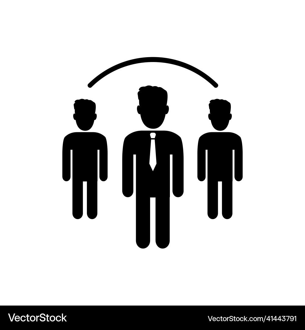 Man icon and businessman element of manager Man icon and businessman element of manager Vector Image
