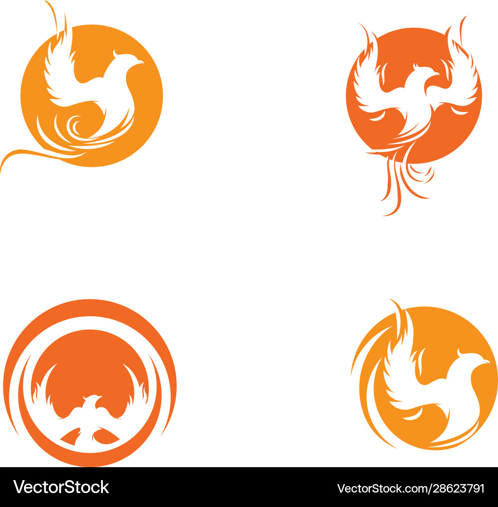 Phoenix icon Phoenix icon vector image
