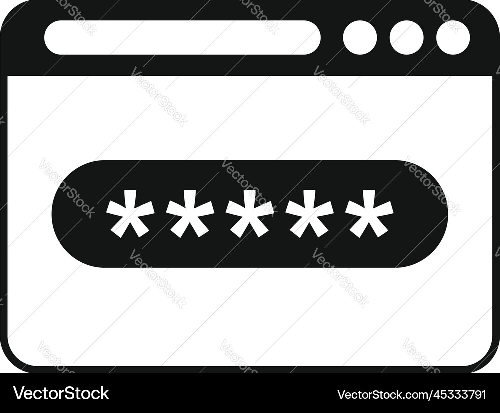 Secured surfing icon simple data code Secured surfing icon simple data code Vector Image