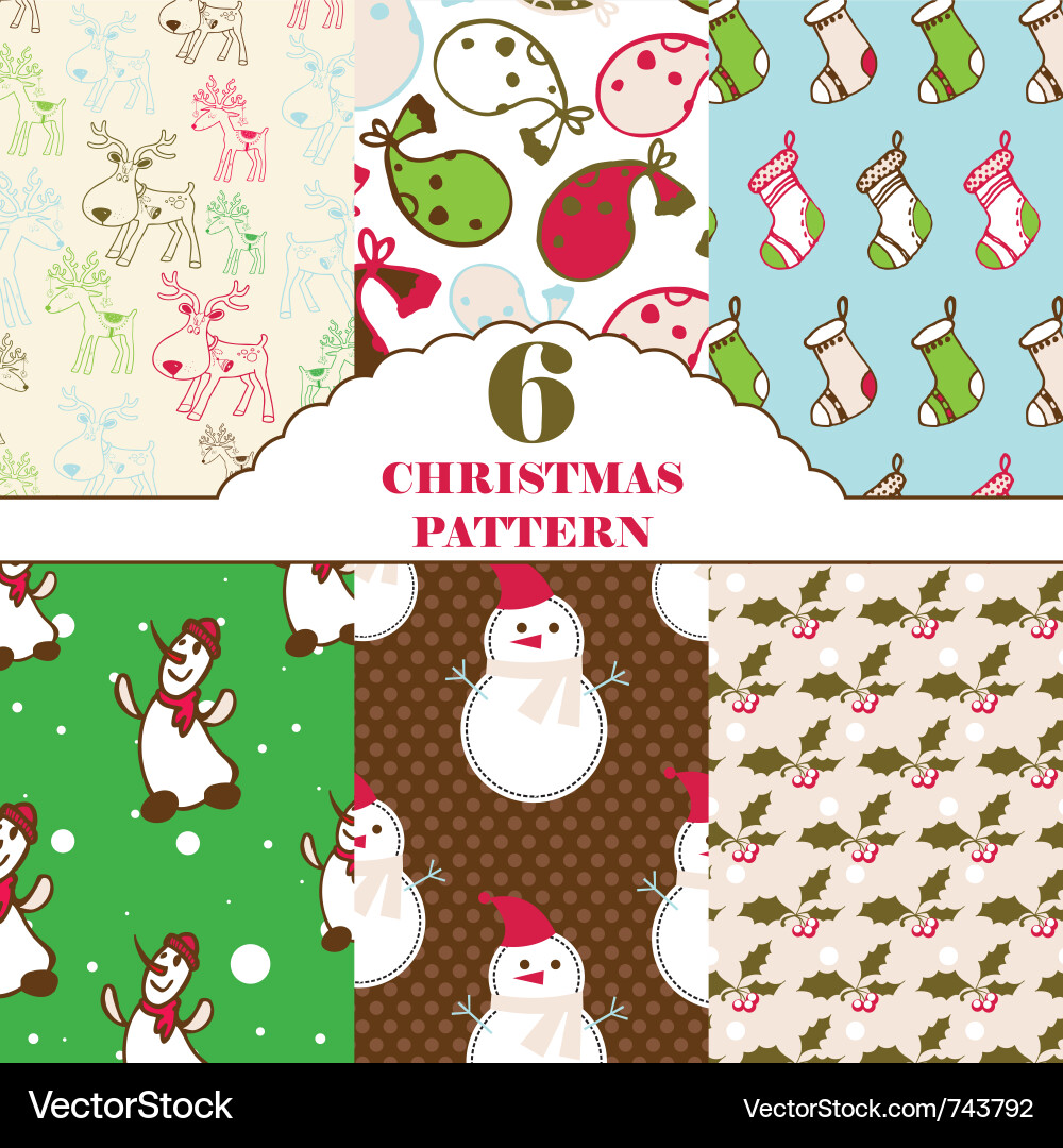 Classic patterns Vector Image
