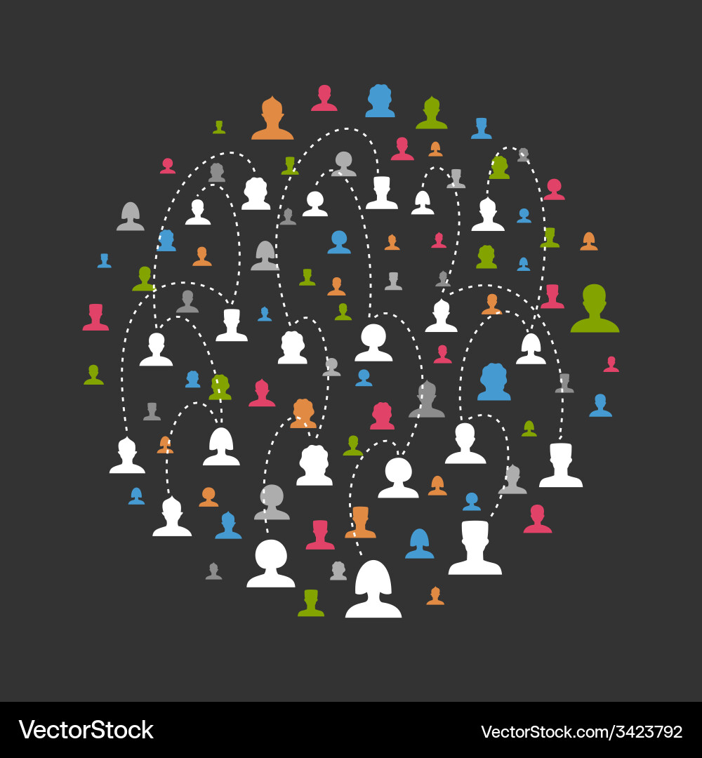 Social network3 Vector Image