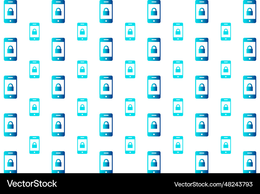Abstract mobile lock pattern background Abstract mobile lock pattern background vector image