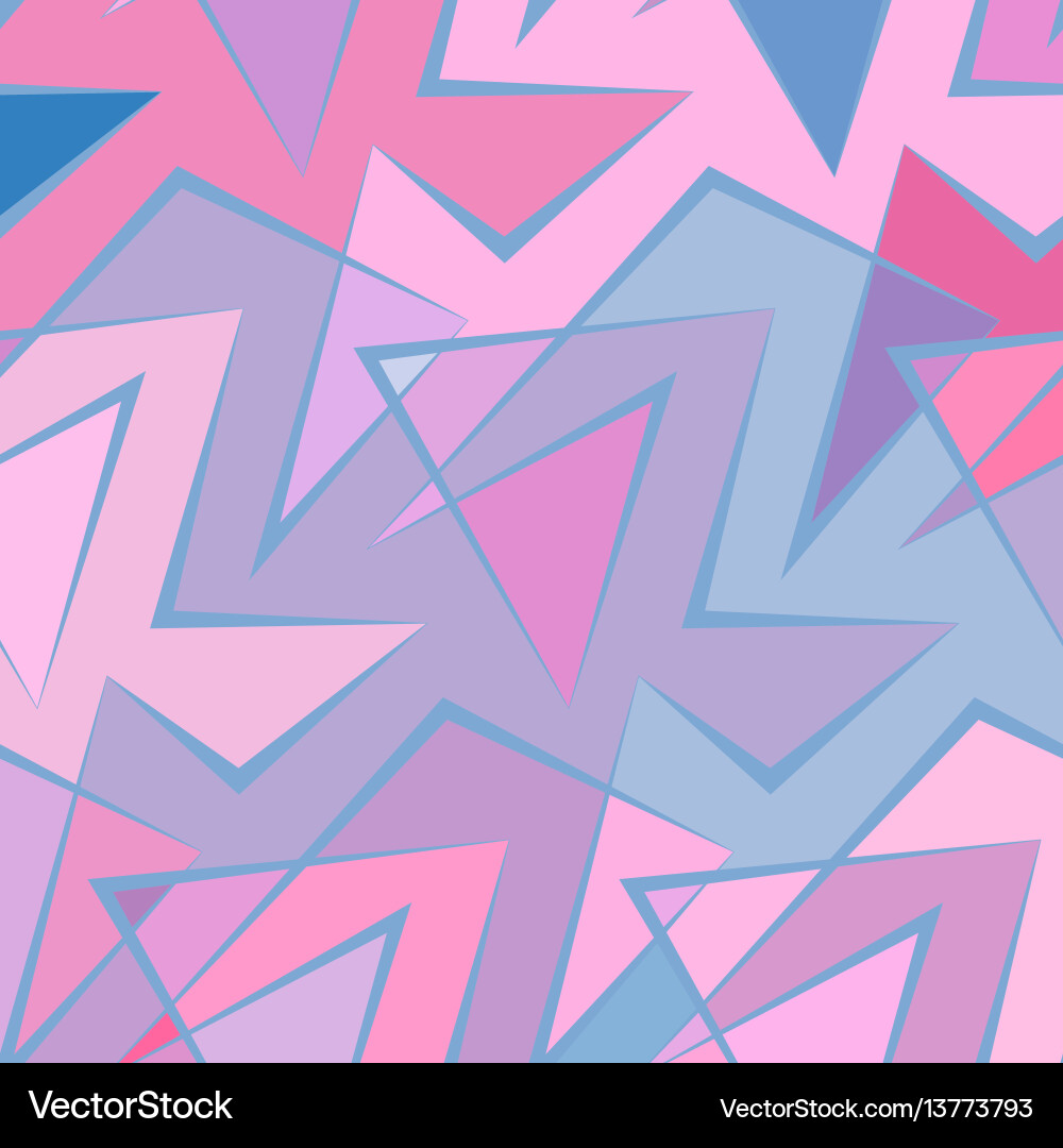 Colorful Abstract Broken Pattern vector image