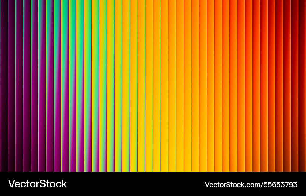 Ribbed fraktale Textur vibrierende Gradienten Sommer heiß Vektorbild