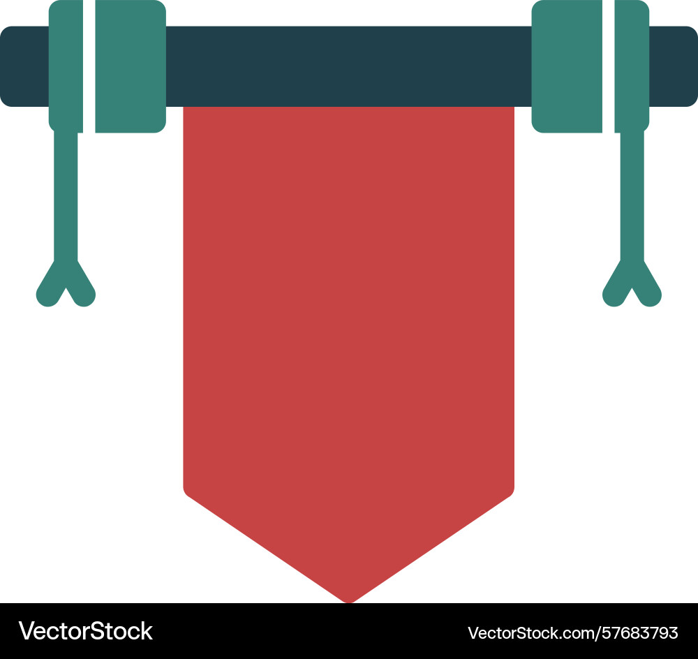 Spring scroll glyph multi color icon Vector Image