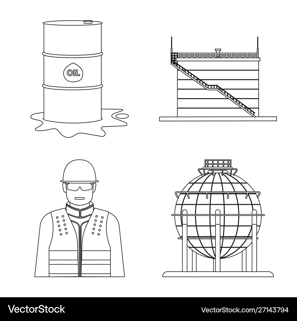 Design Öl- und Gas-Ikonensammlung Design Öl- und Gas-Ikonensammlung vektorbild