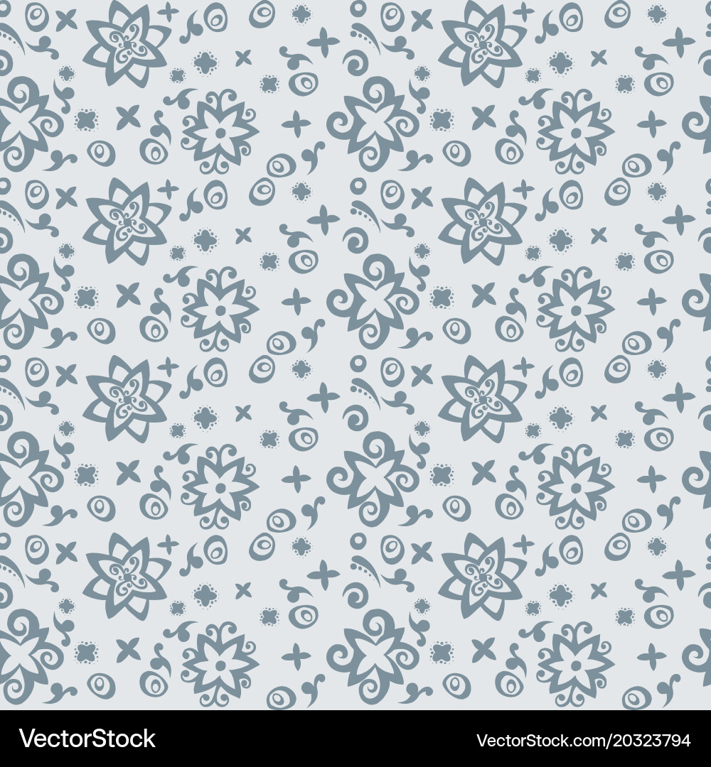 Seamless pattern background with abstract blue Vector Image