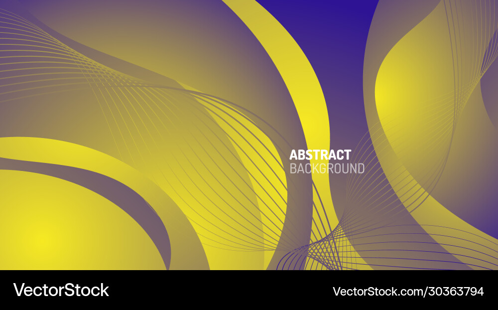 Wave pattern fluid gradients abstract lines Vector Image