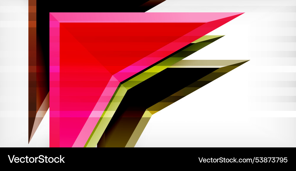 Abstract background color triangles and arrows Abstract background color triangles and arrows Vector Image