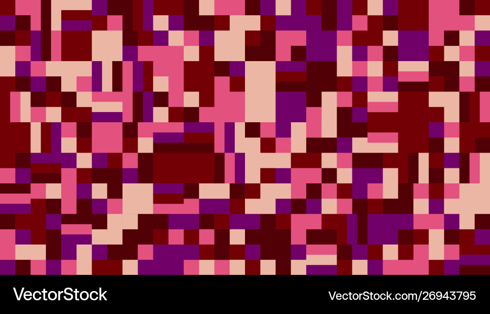 Abstract random chaotic rectangular mosaic vector image