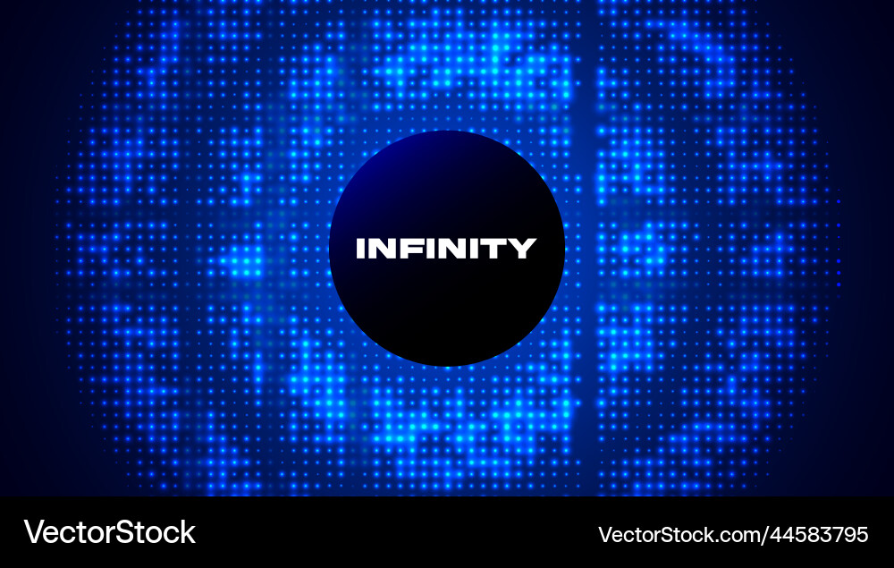 Data Wave Particle Background Vector Image