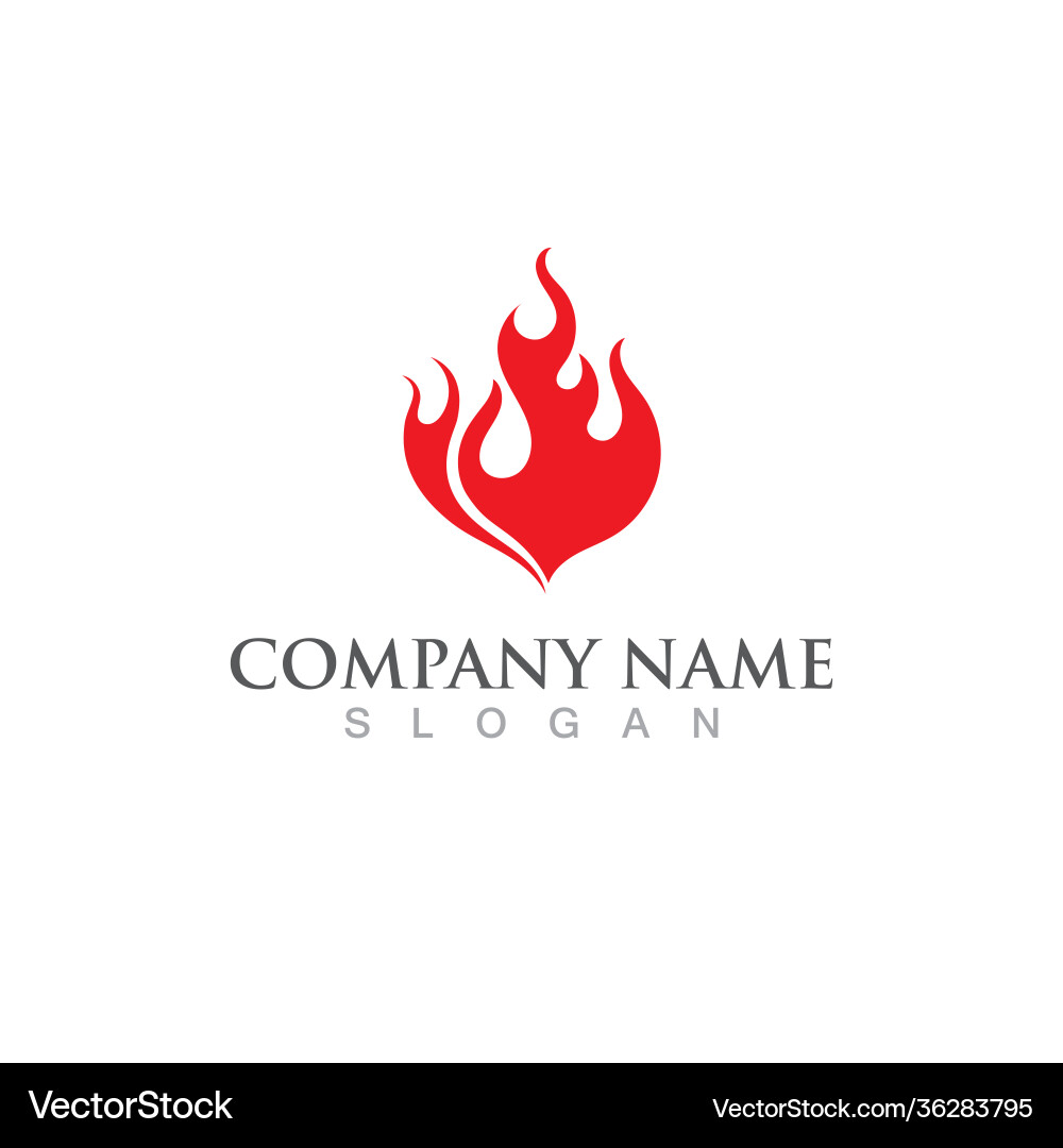 Fire flame design Royalty Free Vector Image - VectorStock