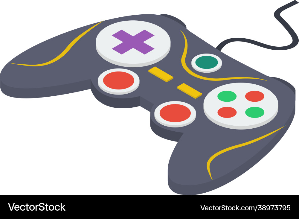 Game controller vector image
