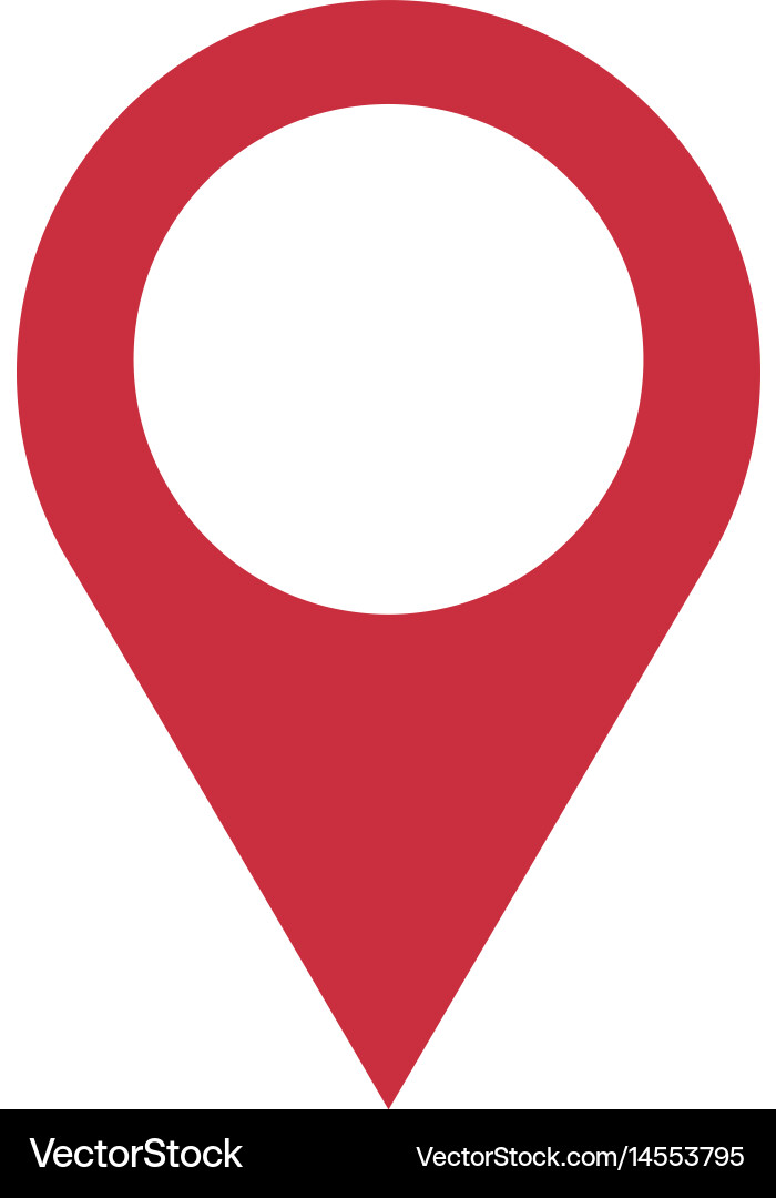 Pin map navigation localization icon image vector image