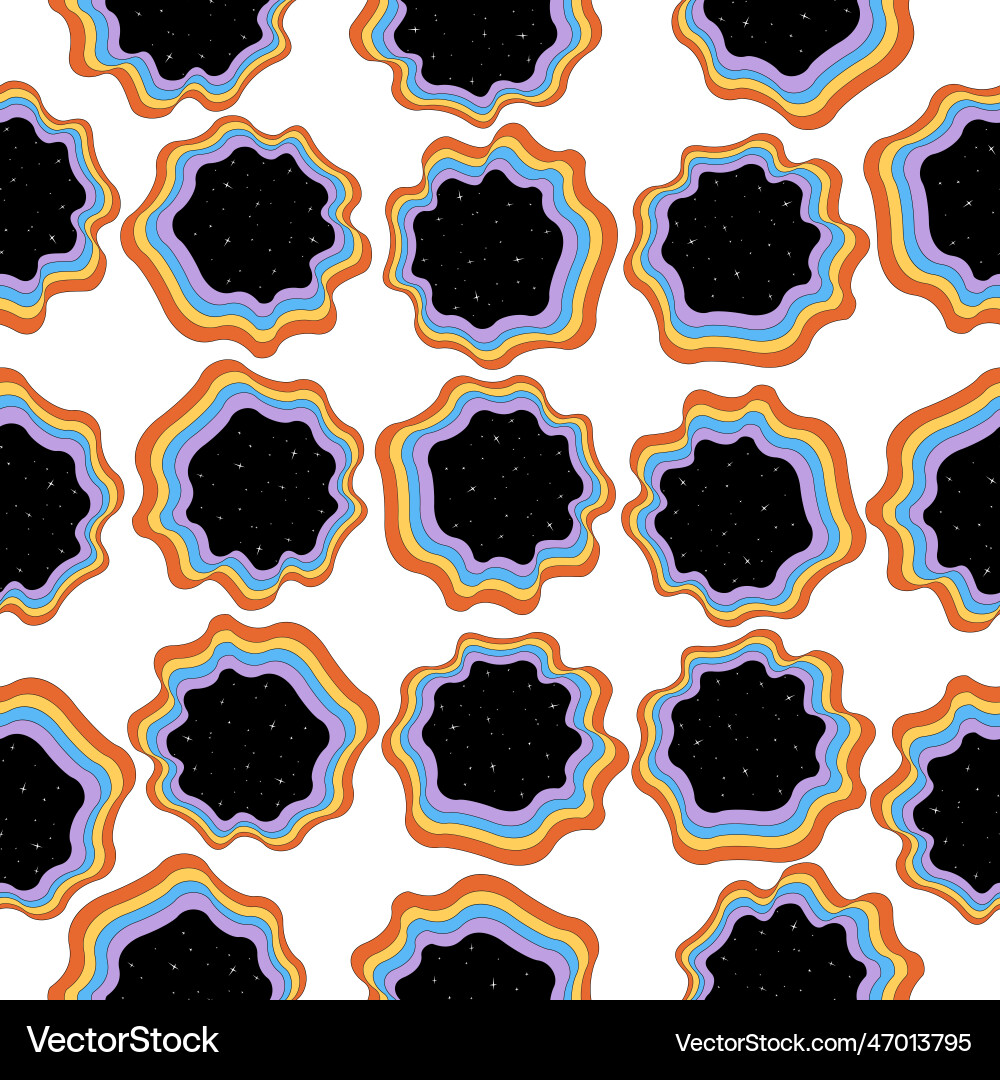 Seamless pattern with space blots Seamless pattern with space blots Vector Image