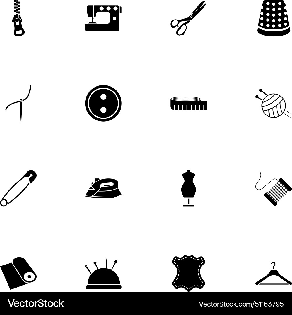 Tailoring icon - expand to any size change Tailoring icon - expand to any size change vector image