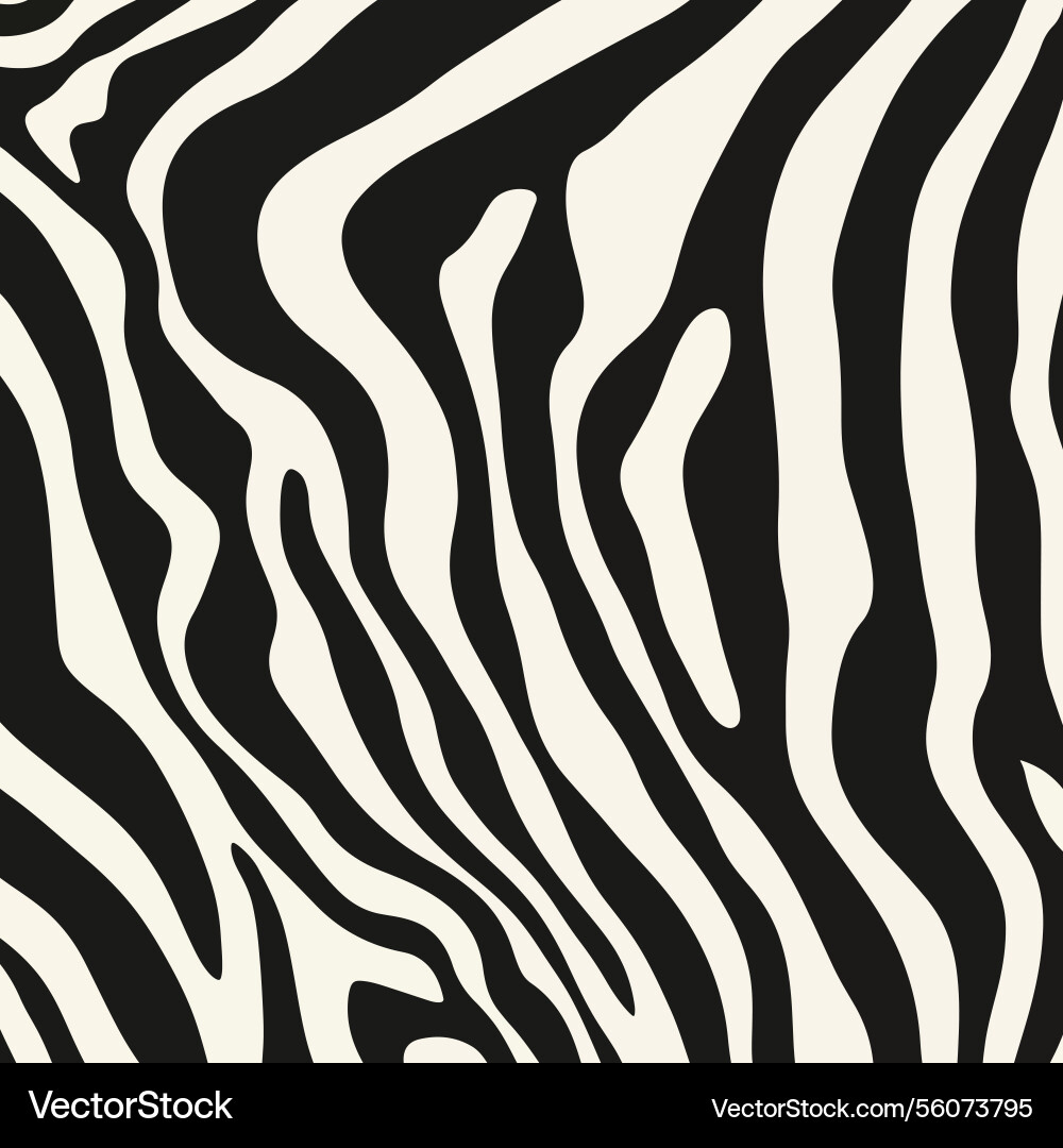 Zebra stripe pattern Vector Image