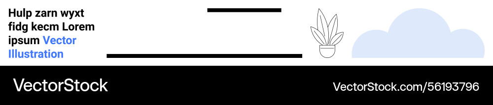 Minimalist design with text horizontal lines Minimalist design with text horizontal lines vector image