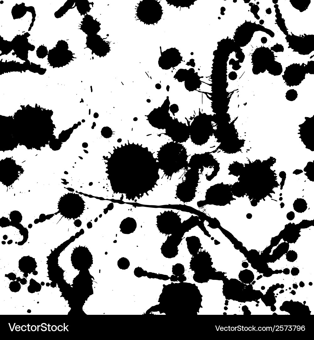 Seamless pattern with blots plus eps10 Vector Image