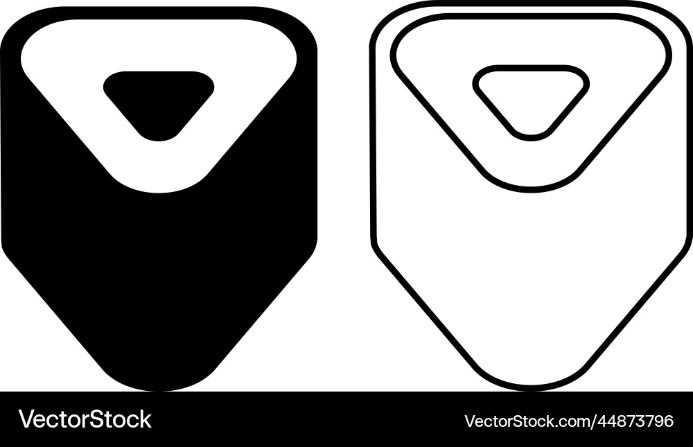 Sushi roll triangular shape Sushi roll triangular shape vector image