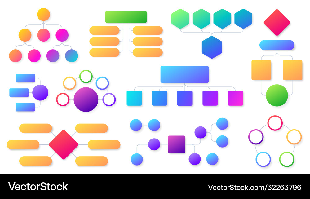 Workflow Diagram & Chart vector image