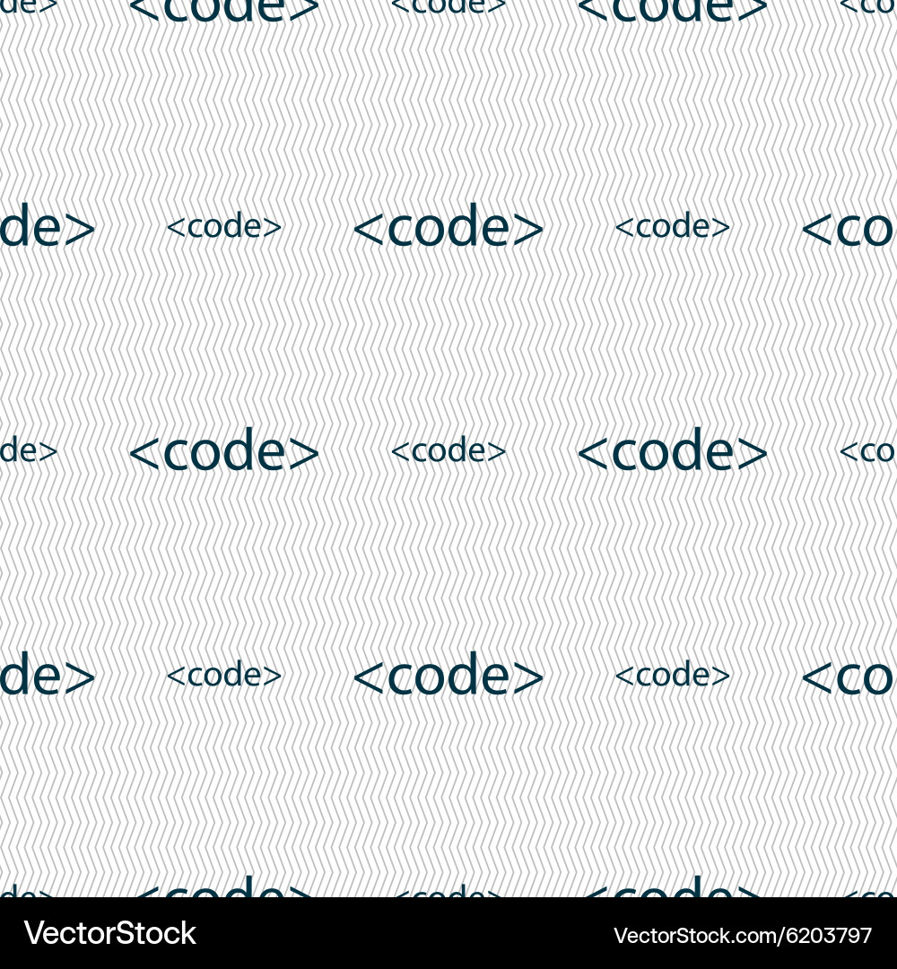 Code sign icon programming language symbol vector image