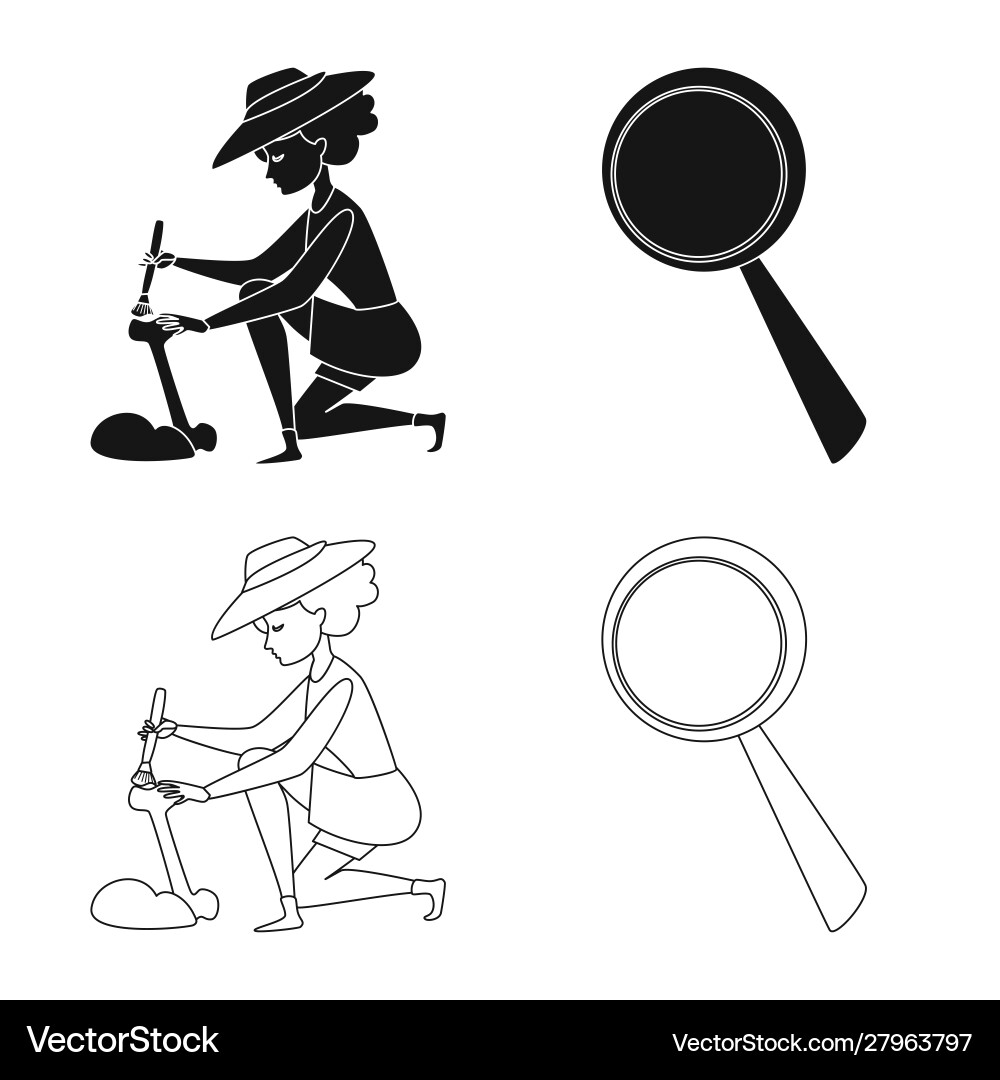 Isolated object story and items logo Isolated object story and items logo vector image