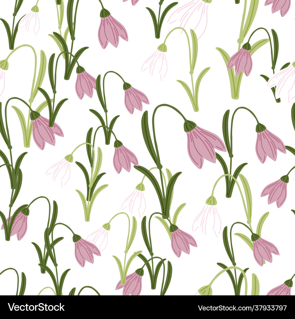 Isolated seamless pattern with random decorative Isolated seamless pattern with random decorative vector image