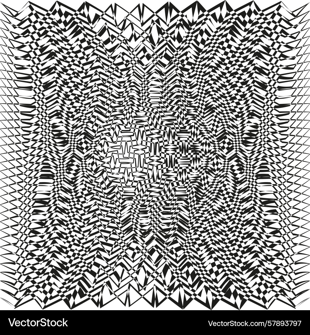 Rough zigzag pattern distorted line texture Rough zigzag pattern distorted line texture vector image