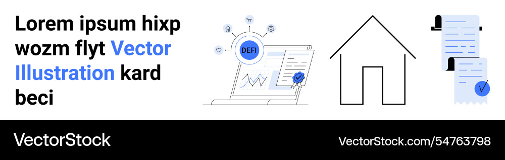 Blockchain technology with graphs and smart Blockchain technology with graphs and smart vector image