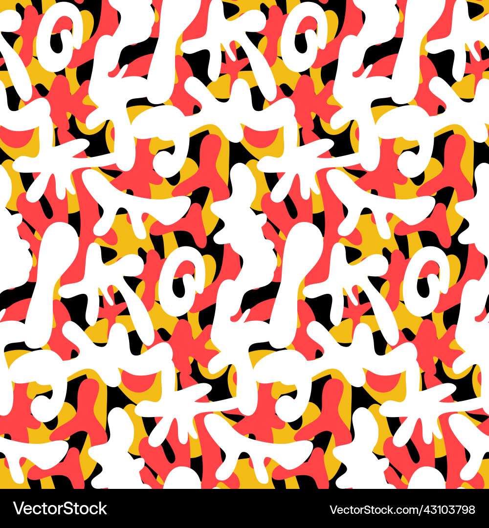 Camouflage seamless pattern design Camouflage seamless pattern design vector image