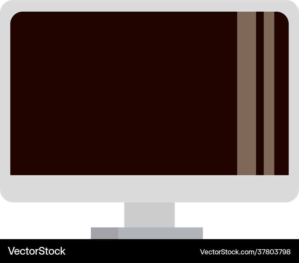 Computer monitor device Vector Image