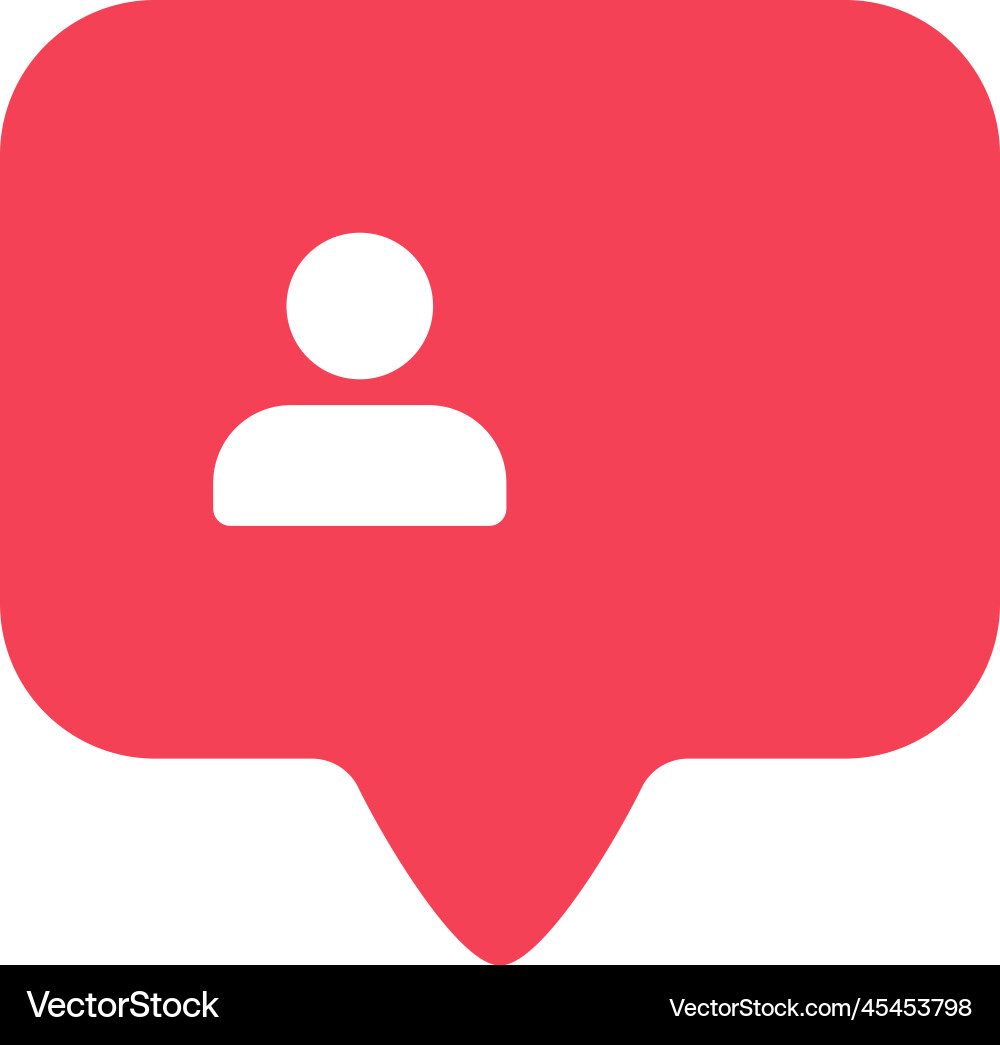 Follower counter in speech bubble style web Follower counter in speech bubble style web vector image