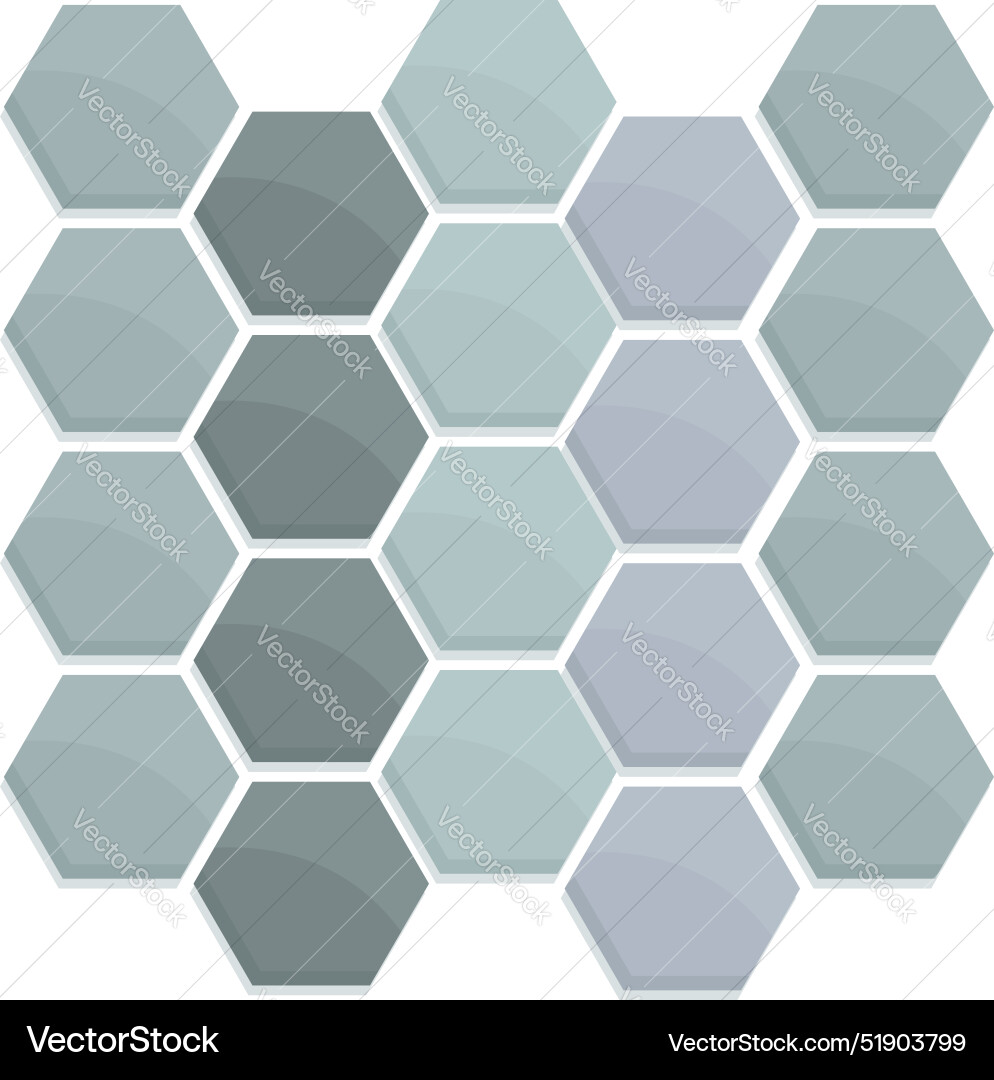 Abstract background forming by hexagonal shapes Vector Image