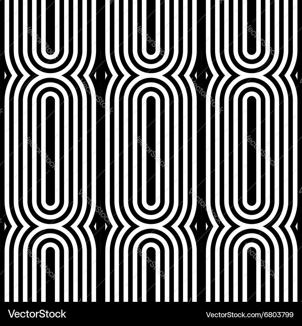 Design seamless monochrome lines pattern Vector Image