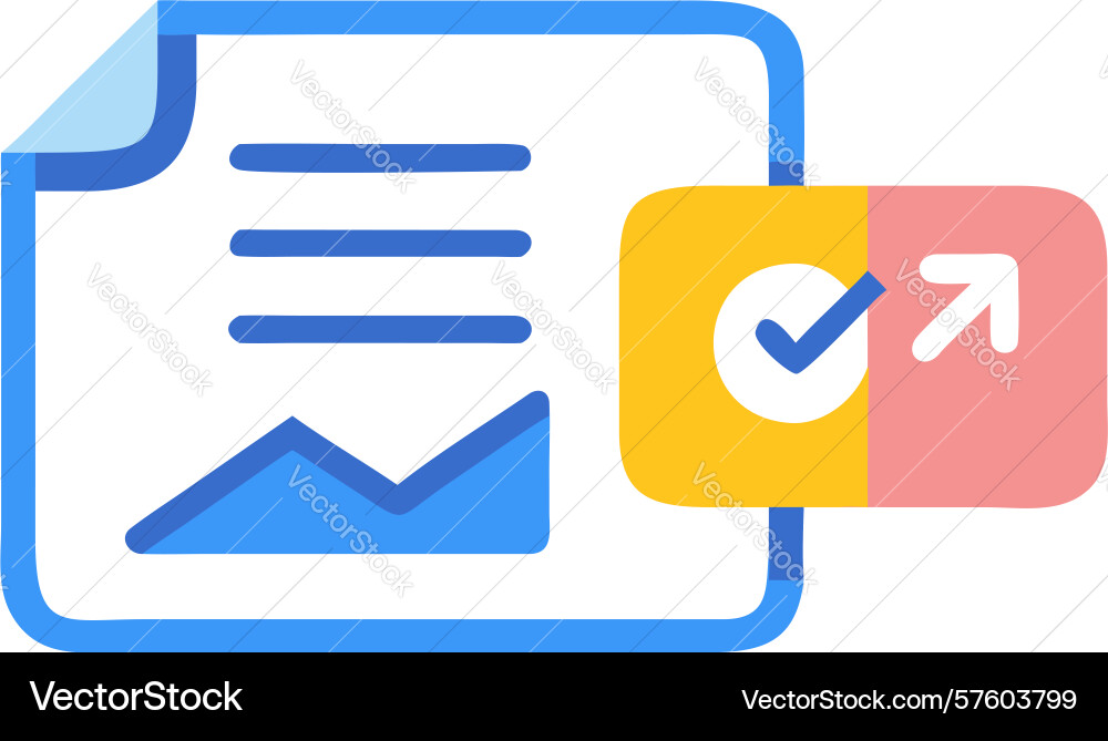 Document export icon design generative ai vector image